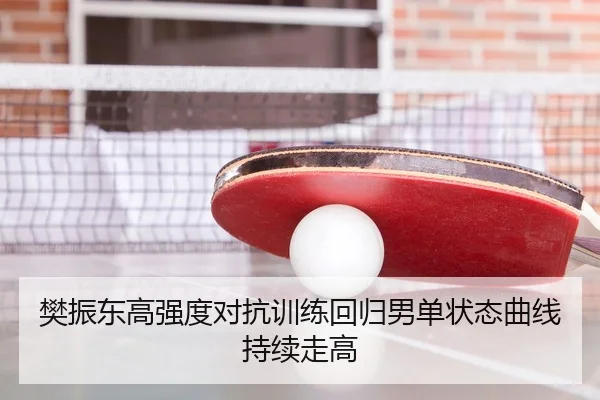 樊振东高强度对抗训练回归男单状态曲线持续走高